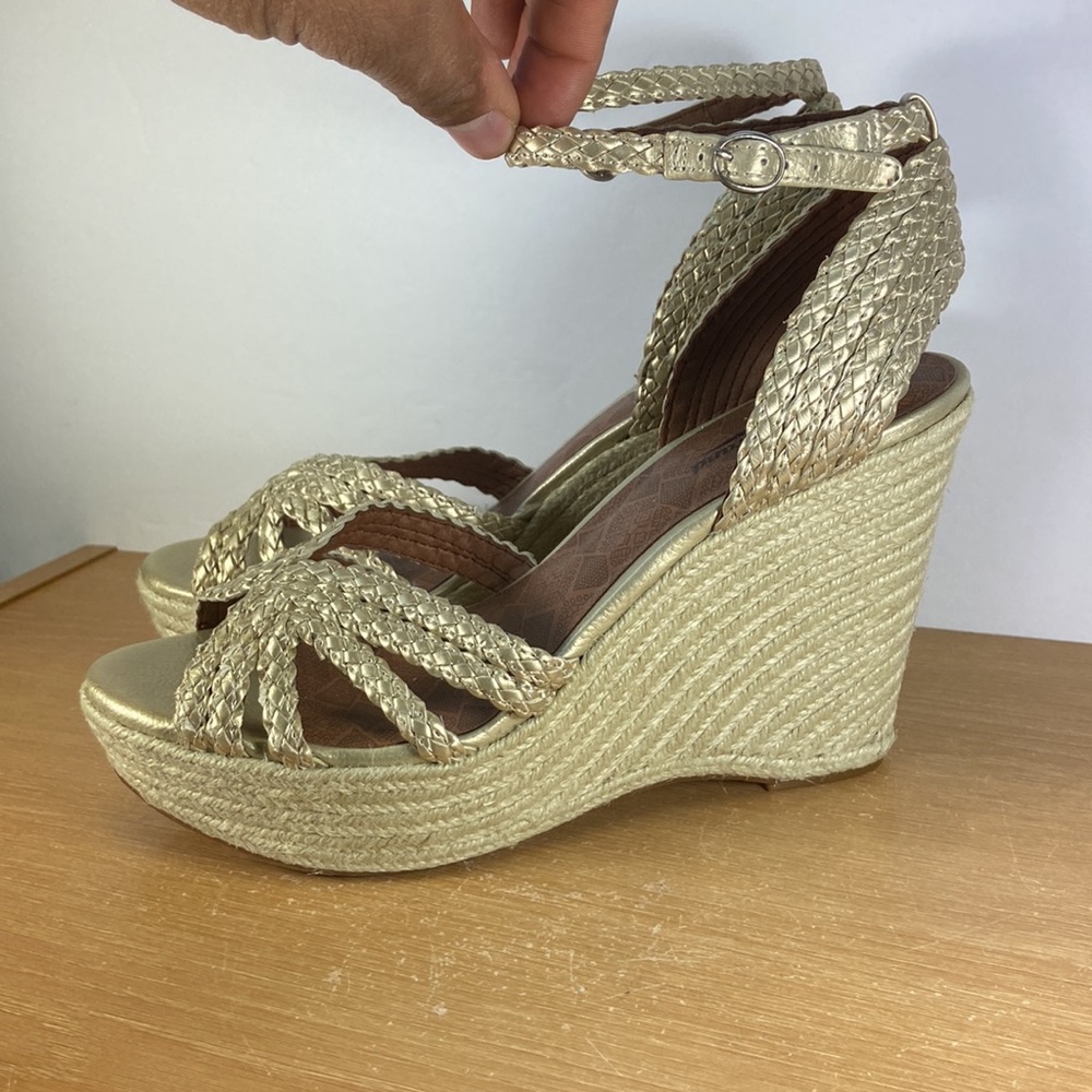 Lucky Brand Lainey Wedge Sandals Size 9 Women’s - Picture 3 of 14